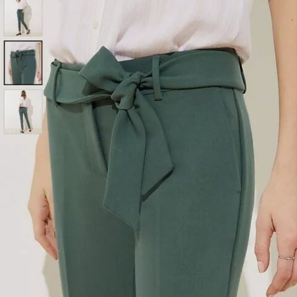 Ann Taylor Tie Waist Pants in Marisa Fit NWT Size 8